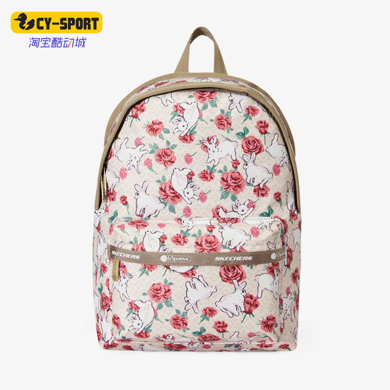 Skechers/斯凯奇正品春季新款男女休闲运动双肩背包L223U118-02NN