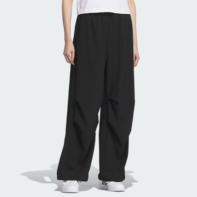 Adidas/阿迪达斯正品2025夏季女士户外梭织宽松休闲运动裤KC0091