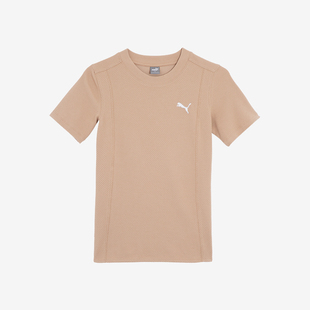 ESS女士网眼拼接透气运动紧身运动短袖 ACTIVE 彪马正品 Puma