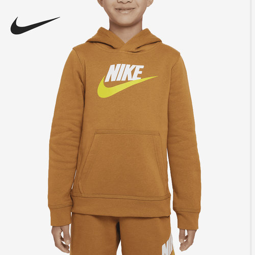 Nike/耐克正品春季新款大童时尚休闲运动连帽套头卫衣 CJ7861