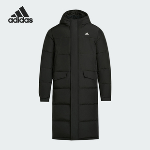 Adidas/阿迪达斯官方正品冬季男女保暖长款运动休闲羽绒服KF6748