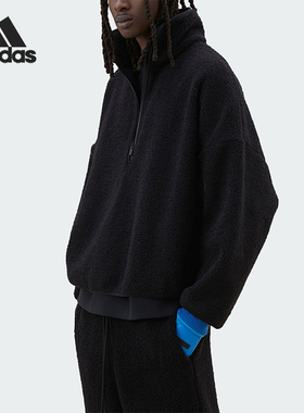 Adidas/阿迪达斯正品Athletics系列新款黑色经典夹克外套IM5322
