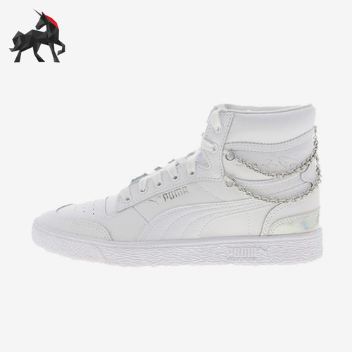 Puma/彪马正品四季款女士耐磨高帮简约经典休闲透气板鞋371866-01