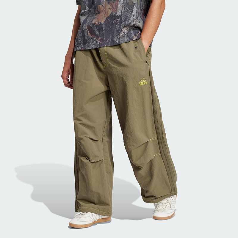 Adidas/阿迪达斯正品2025春季男士运动梭织中腰长裤JD5416