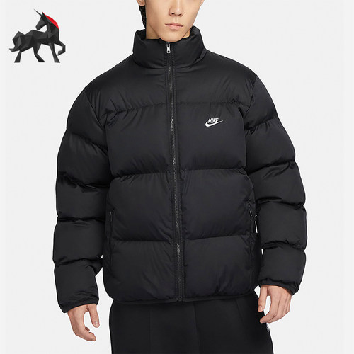 耐克正品男子立领棉服