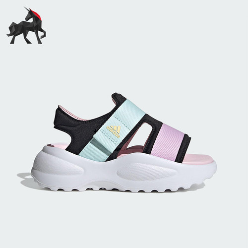 Adidas/阿迪达斯正品春季款大童耐磨魔术贴经典沙滩凉鞋JP5831
