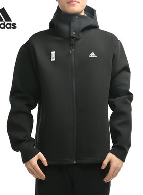 Adidas/阿迪达斯正品男子武极系列连帽运动夹克外套 GU1749