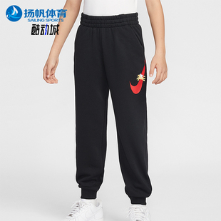 IQ3935 Sportswear大童休闲松紧腰束脚印花长裤 010 耐克正品 Nike