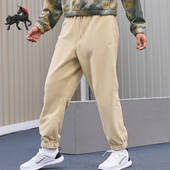 耐克正品 新款 女士刺绣摇粒绒保暖束脚长裤 Nike HQ4877 783