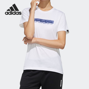 T女子休闲运动短袖 Adidas BOXED T恤FM6147 阿迪达斯正品