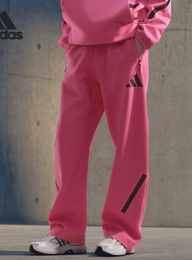 Adidas/阿迪达斯官方正品秋季女士Z N E运动训练休闲长裤JD6412