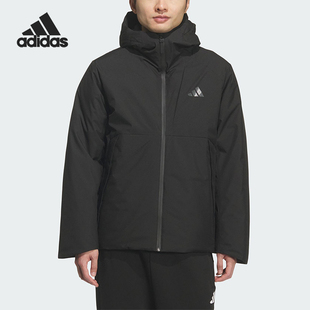 Adidas/阿迪达斯正品冬季男士新款连帽保暖运动羽绒服外套KQ5505