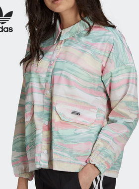Adidas/阿迪达斯正品三叶草当季新款女子休闲时尚运动外套GN4285