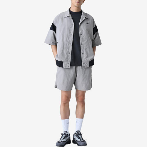 New Balance新百伦正品MET24男休闲运动短袖衬衫AMJ55004-ADS