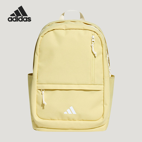 Adidas/阿迪达斯正品2IN1BACKPACK新款经典浅黄色双肩背包KX0846