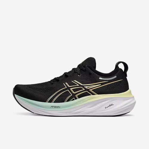 Asics/亚瑟士正品GEL-NIMBUS 26男子减震耐磨跑步鞋1011B996-001
