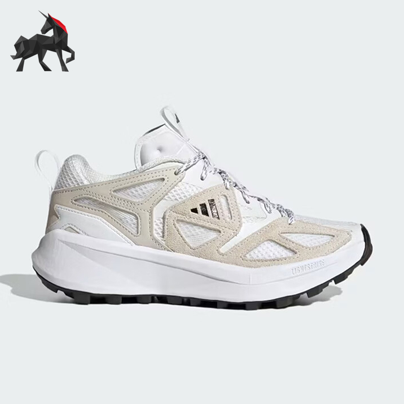 Adidas/阿迪达斯正品春季女士厚底透气缓震运动跑步鞋JH6836