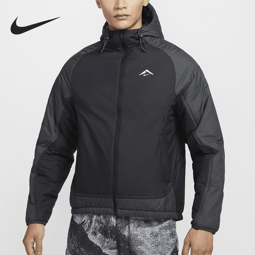 Nike/耐克正品新款男士越野跑步拼接保暖宽松棉服FZ0004-010