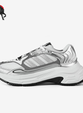 Adidas/阿迪达斯正品2025春季款女士低帮系带耐磨跑步鞋HQ7562