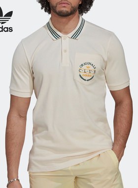 Adidas/阿迪达斯官方正品三叶草夏季男子运动休闲Polo衫HR7898