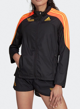 Adidas/阿迪达斯正品休闲女子时尚潮流运动夹克外套 HE2934