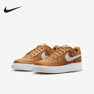 Nike/耐克正品Air Force 1 GS女子大童低帮运动鞋DX1656-800