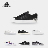 Adidas GX0993 男女低帮休闲帆布鞋 阿迪达斯正品 三叶草NIZZA