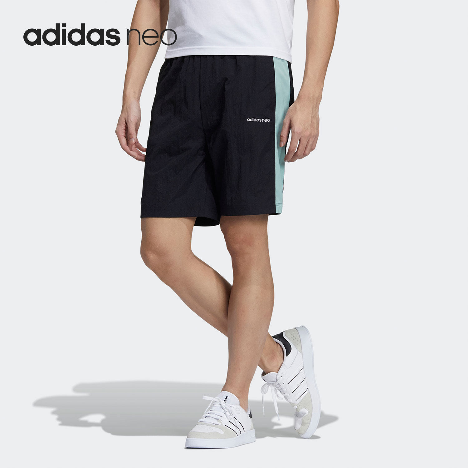 Adidas/阿迪达斯正品 NEO 夏新款透气休闲男子运动短裤GP4801,运动服/休闲服装,运动中长裤／短裤,淘宝优惠券,粉丝福利购,淘宝优惠卷