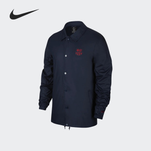 巴薩男子足球運動夾克外套 Nike 耐克正品 SHIELD 451 AT4467