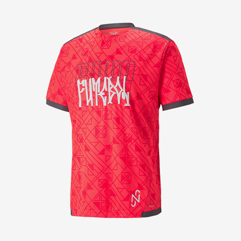 Puma/彪马官方正品运动男士字母印花圆领时尚干爽透气足球短袖T恤