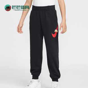 IQ3935 Sportswear大童休闲松紧腰束脚印花长裤 010 耐克正品 Nike
