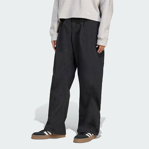 Adidas/阿迪达斯正品三叶草女士日常宽松梭织休闲运动裤JX8111
