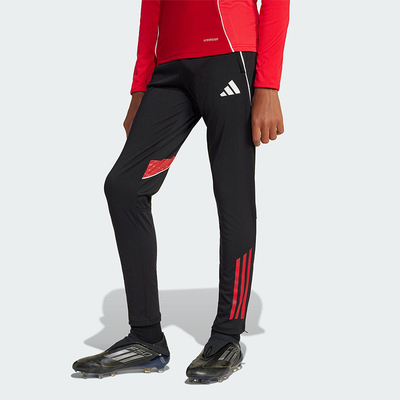 Adidas/阿迪达斯正品足球训练大童透气经典修身运动长裤JI6499