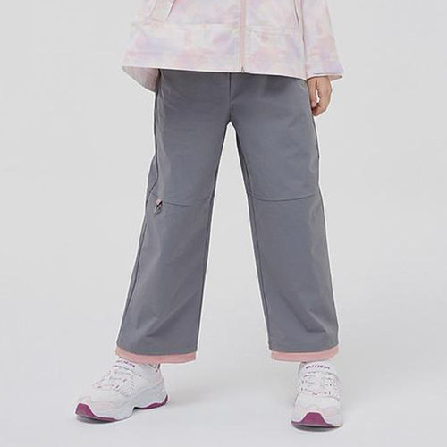 Skechers/斯凯奇正品春秋款女童简约休闲梭织长裤P324G021-040R
