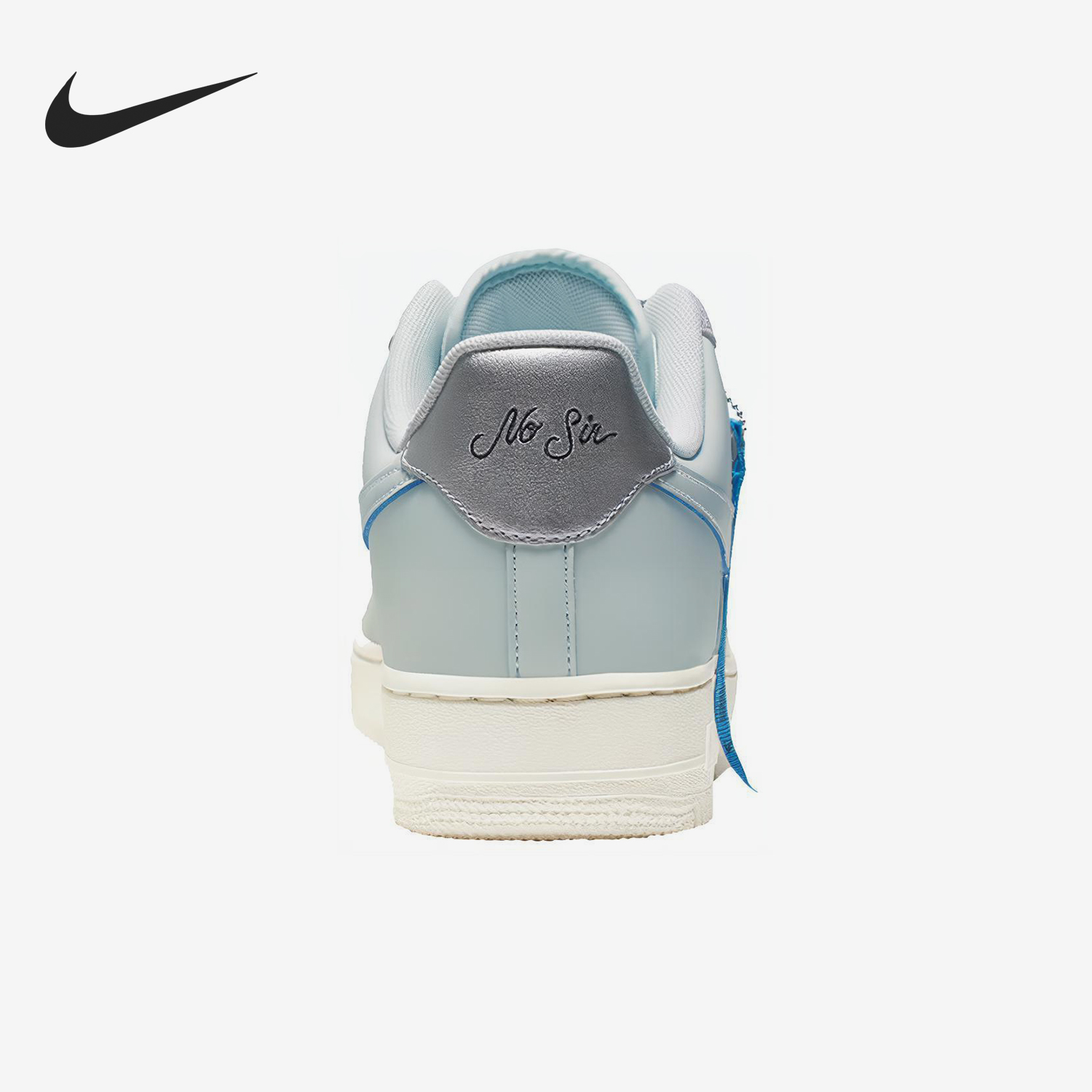 Nike/耐克正品Air Force 1GS女子大童系带透气板鞋CJ9886-001