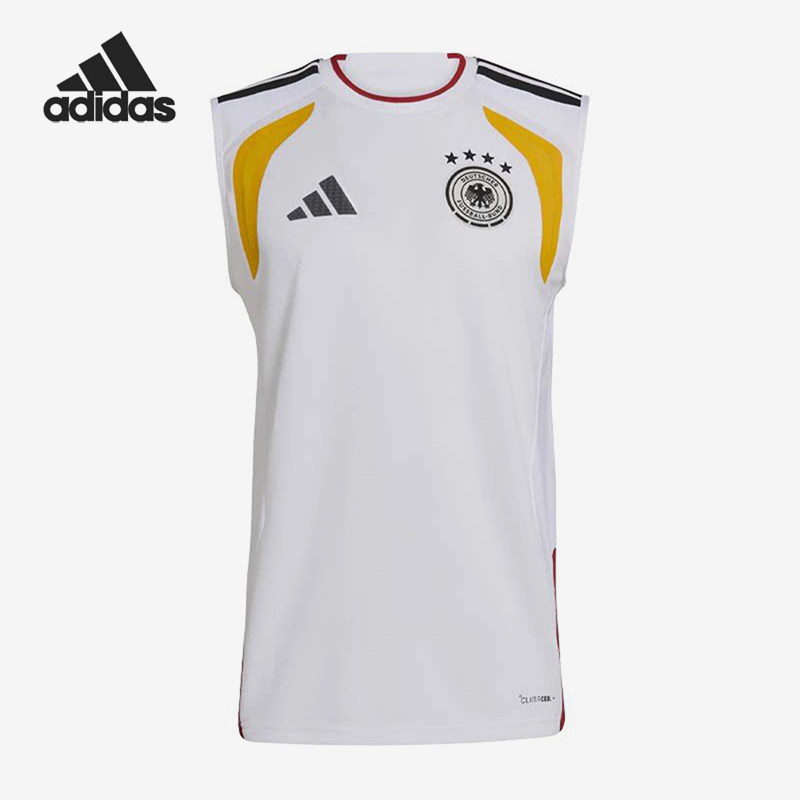 Adidas/阿迪达斯正品男球衣训练衣无袖经典德国队运动T恤JZ4604