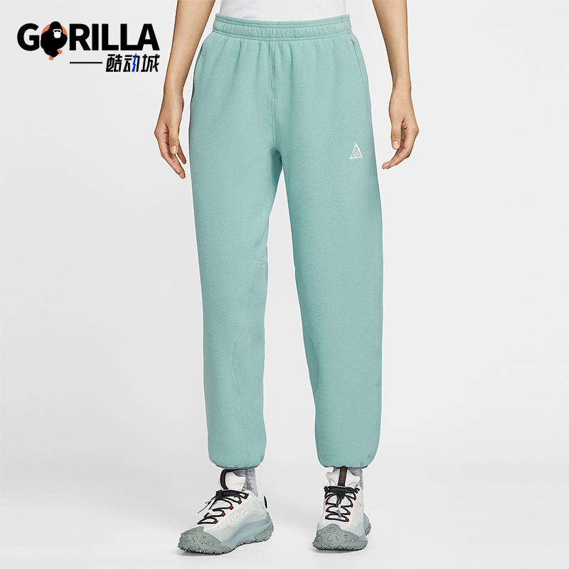 Nike/耐克正品ACG Wolf Tree女士运动摇粒绒束脚长裤HJ0242-017