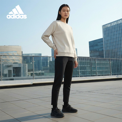 Adidas/阿迪达斯正品MUST HAVES女士宽松运动针织卫衣KC0049
