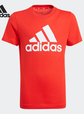 Adidas/阿迪达斯正品 新款大童夏季圆领短袖运动T恤 GN3993