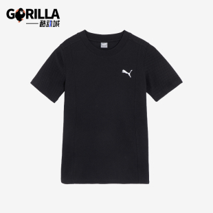 短袖 Puma ESS女士运动透气网眼户外休闲修身 ACTIVE 彪马正品