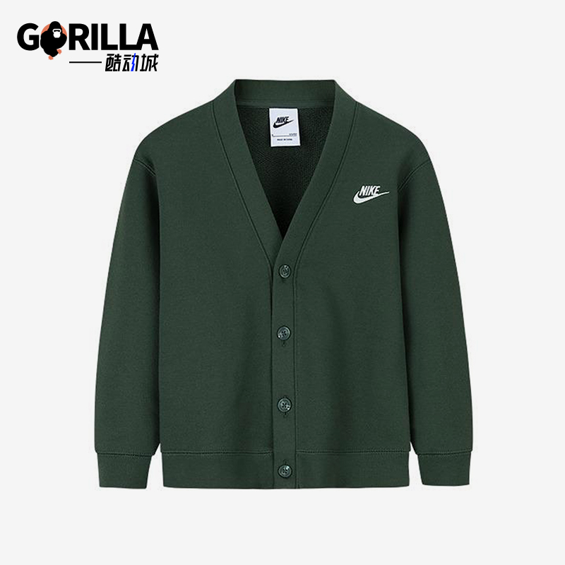 Nike/耐克正品春秋小童宽松休闲针织经典运动外套NY2442299PS-003