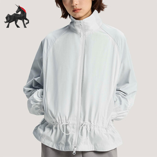 Adidas/阿迪达斯正品FOS WOVEN JACKET女士经典立领外套KU5355