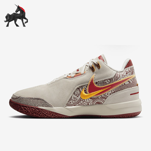 Nike/耐克正品男士系带运动减震耐磨低帮刺绣篮球鞋FZ7890-001