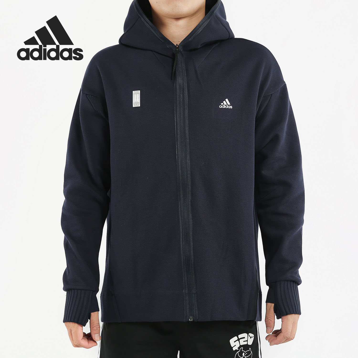 Adidas/阿迪达斯正品男装新款防风服运动型格夹克上衣 FJ0197