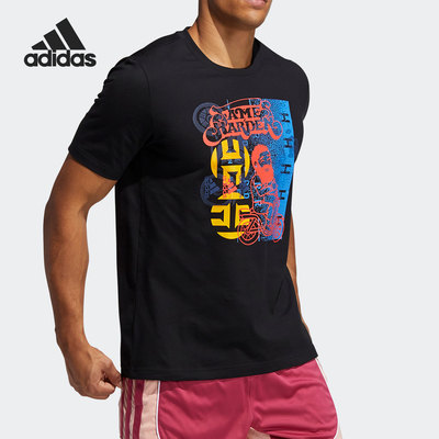 阿迪达斯男子舒适运动短袖T恤