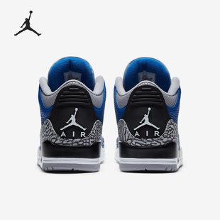 Jordan Air AJ3 CT8532 Nike 爆裂纹皇家蓝水泥篮球鞋 耐克正品