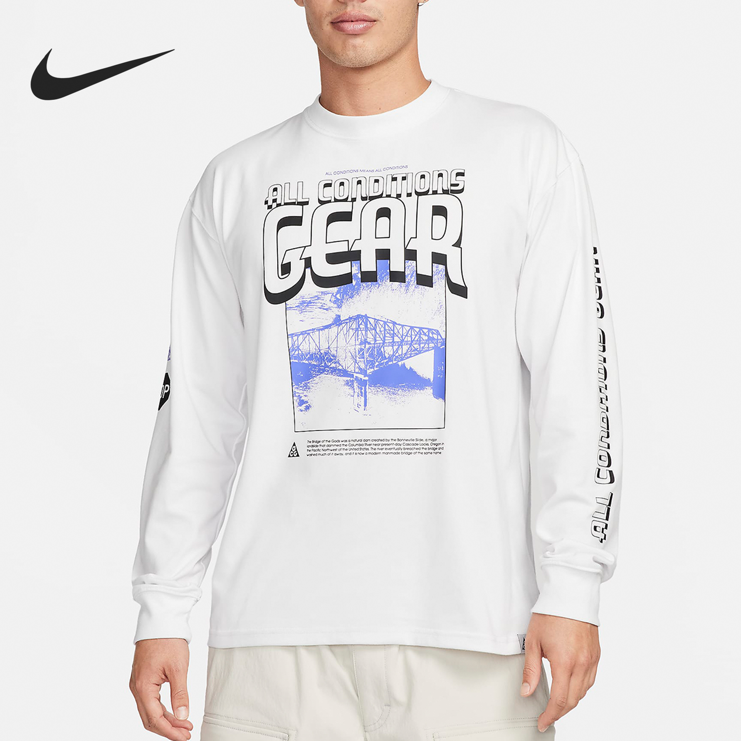 Nike/耐克官方正品男士长袖T恤