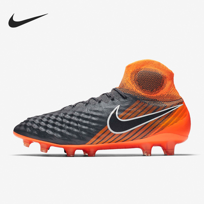 耐克男士中帮减震足球鞋