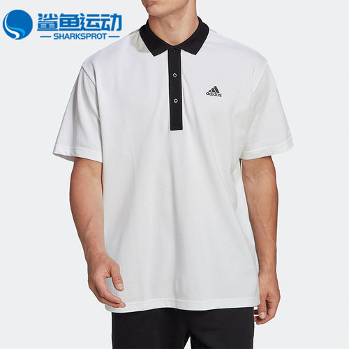 Adidas/阿迪达斯正品新款男女透气翻领休闲运动POLO衫HY5516