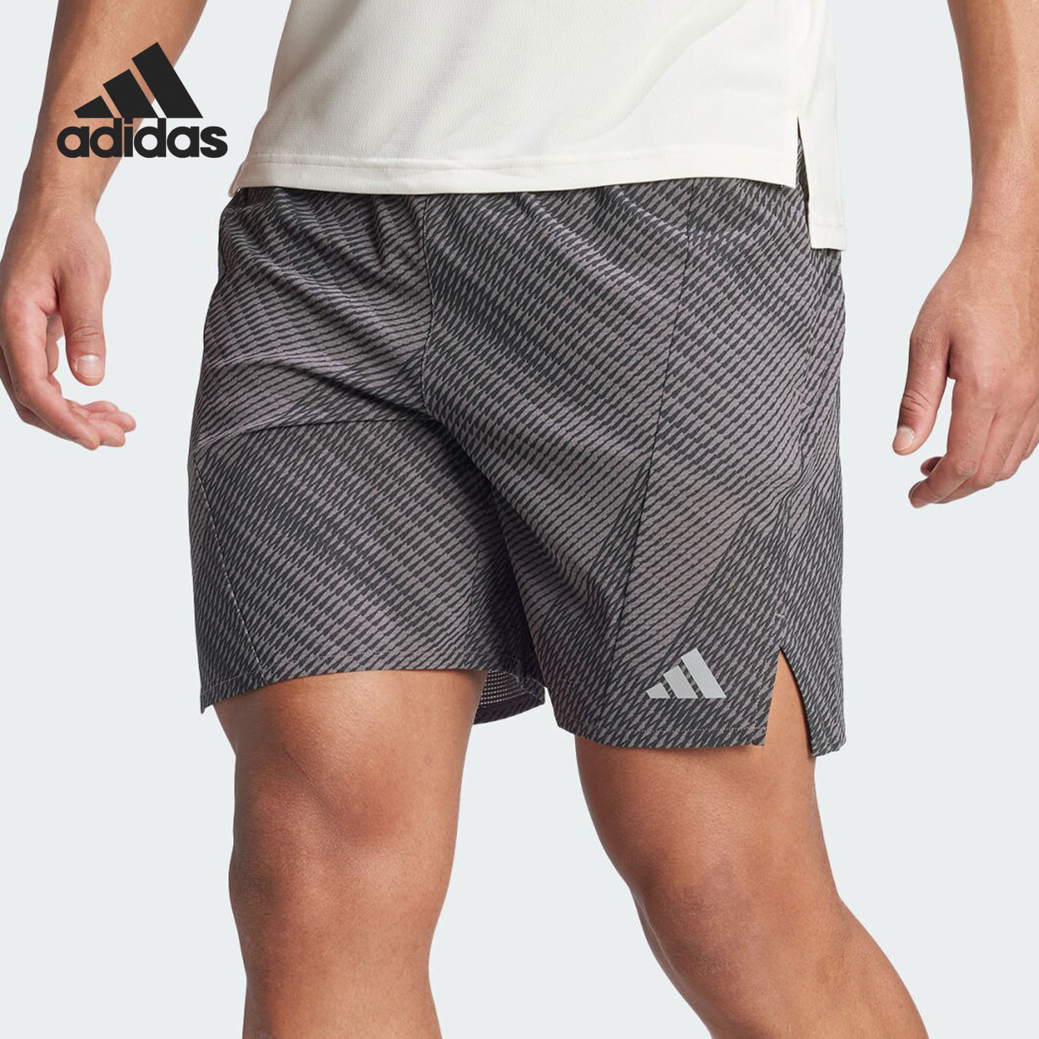 Adidas/阿迪达斯正品D4T HR AOP SHO男士运动健身短裤IL7135